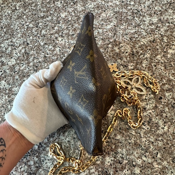 Louis Vuitton Monogram Poche Toilette Cosmetics Pouch Purse/converted 71/2 x4 - Picture 13 of 17